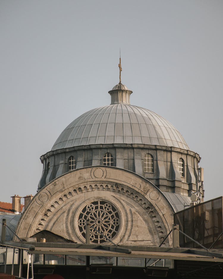 The Dome Of The Hagia Triada Greek Orthodox Church