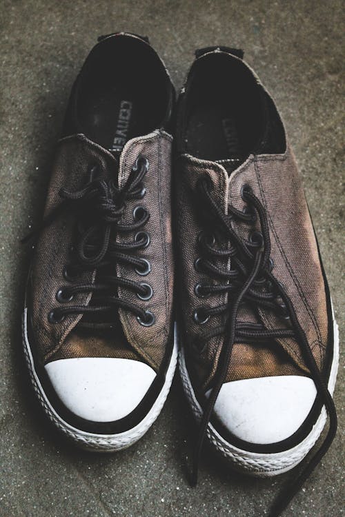 Free stock photo of casuals, converse all star, dirt Stock Photo