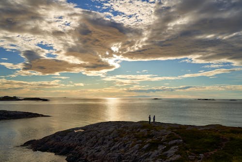 Drone Photography of a Picturesque Seascape