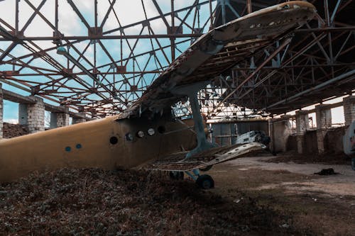 Free stock photo of airplane, old