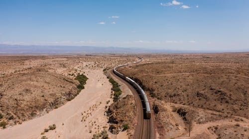 Immagine gratuita di campagna, deserto, ferrovia