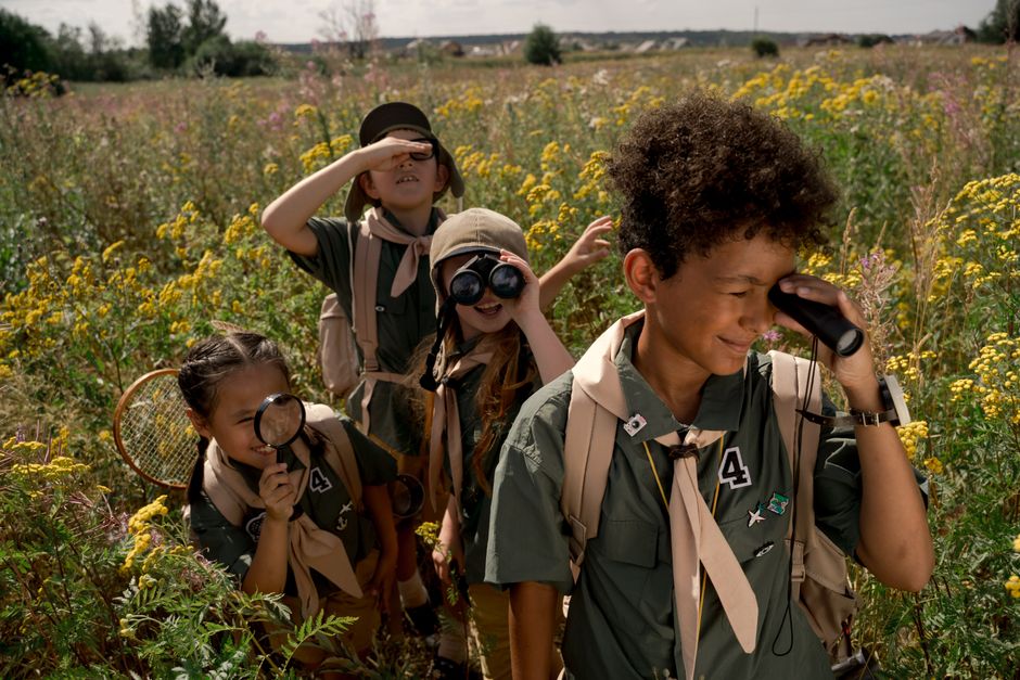 children nature exploration