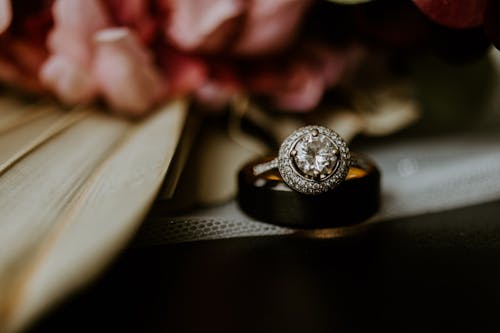 Free Close-up of Silver Ring  Stock Photo