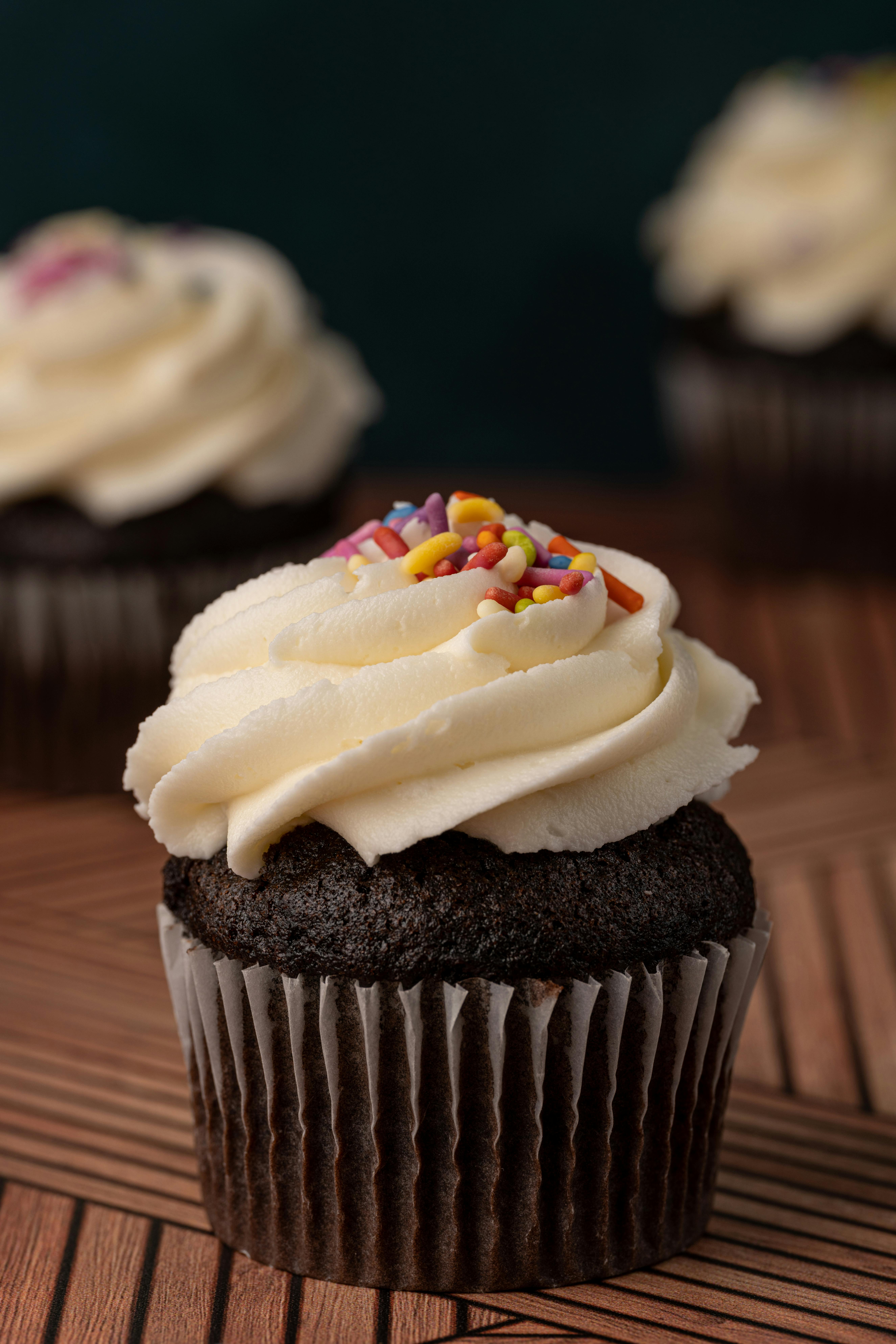 A Cupcake With Sprinkles · Free Stock Photo