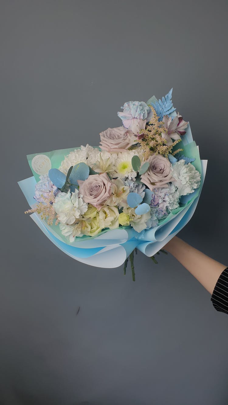 Beautiful Bouquet In Pastel Colours 