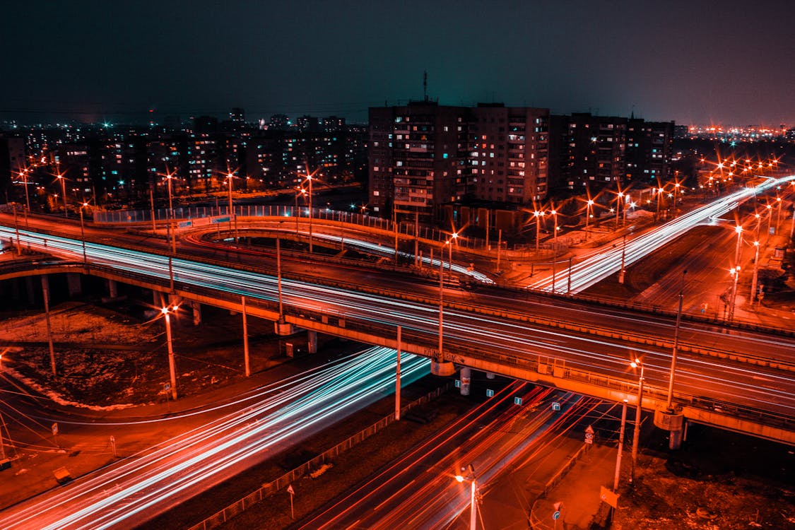 Time-lapse Photography of Road