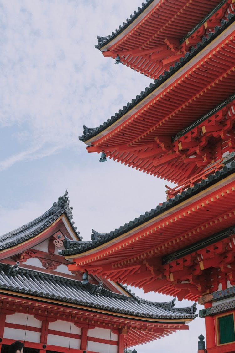 Red And White Chinese Temple