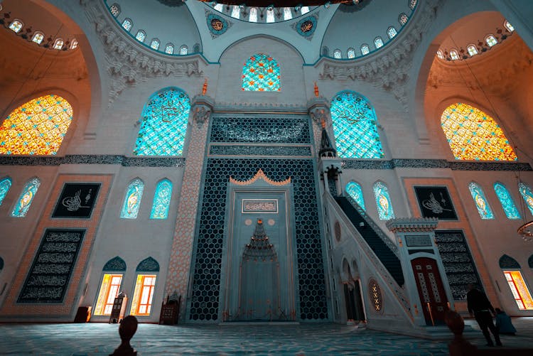 Camlica Mosque Interior, Istanbul, Turkey 