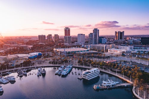 A Scenic Skyline of a City