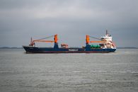 Cargo Ship on the Sea
