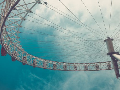 Free White Ferris Wheel Stock Photo
