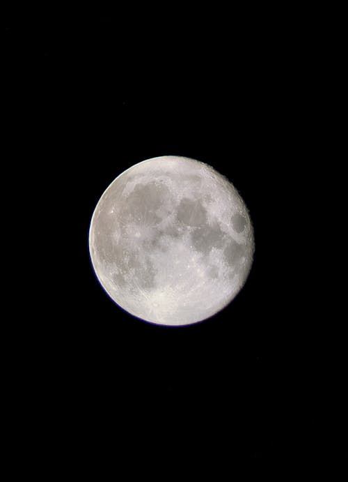 Gratis lagerfoto af astronomi, fuldmåne, lodret skud