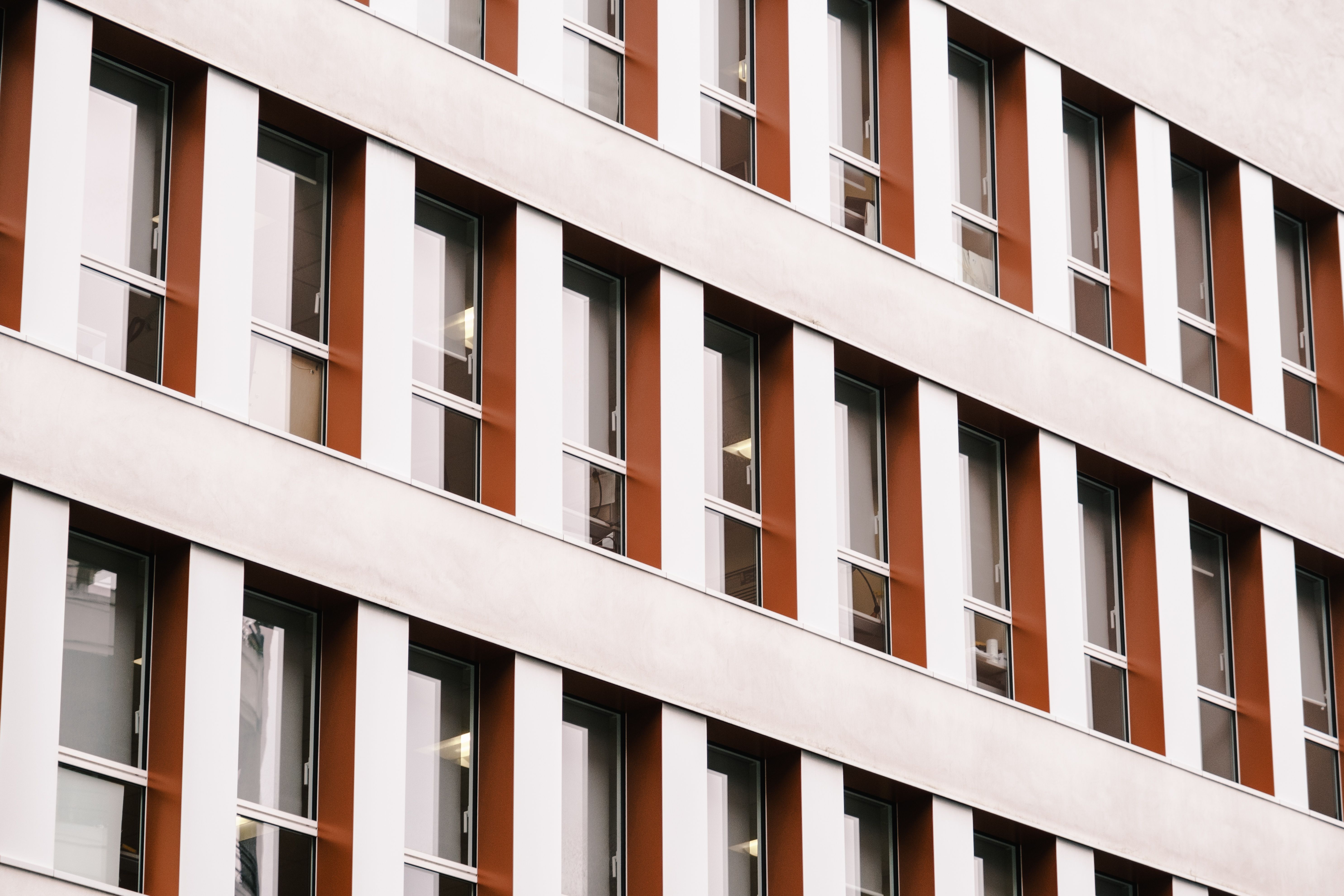 Commercial building windows