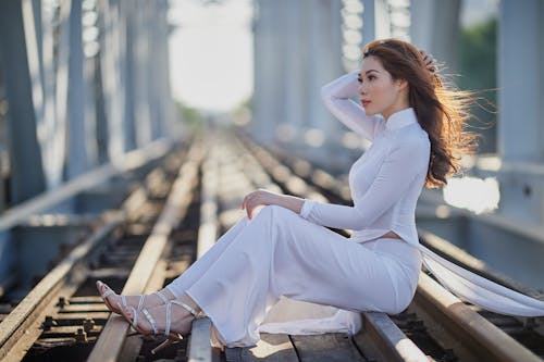 Gratis stockfoto met aantrekkelijk, Aziatisch meisje, brug
