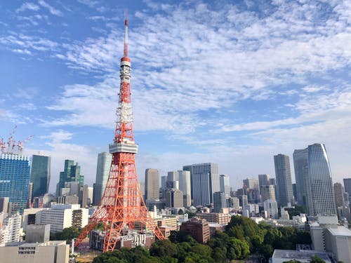 Ilmainen kuvapankkikuva tunnisteilla droonikuva, eiffel-tornin kopio, ilmakuvaus