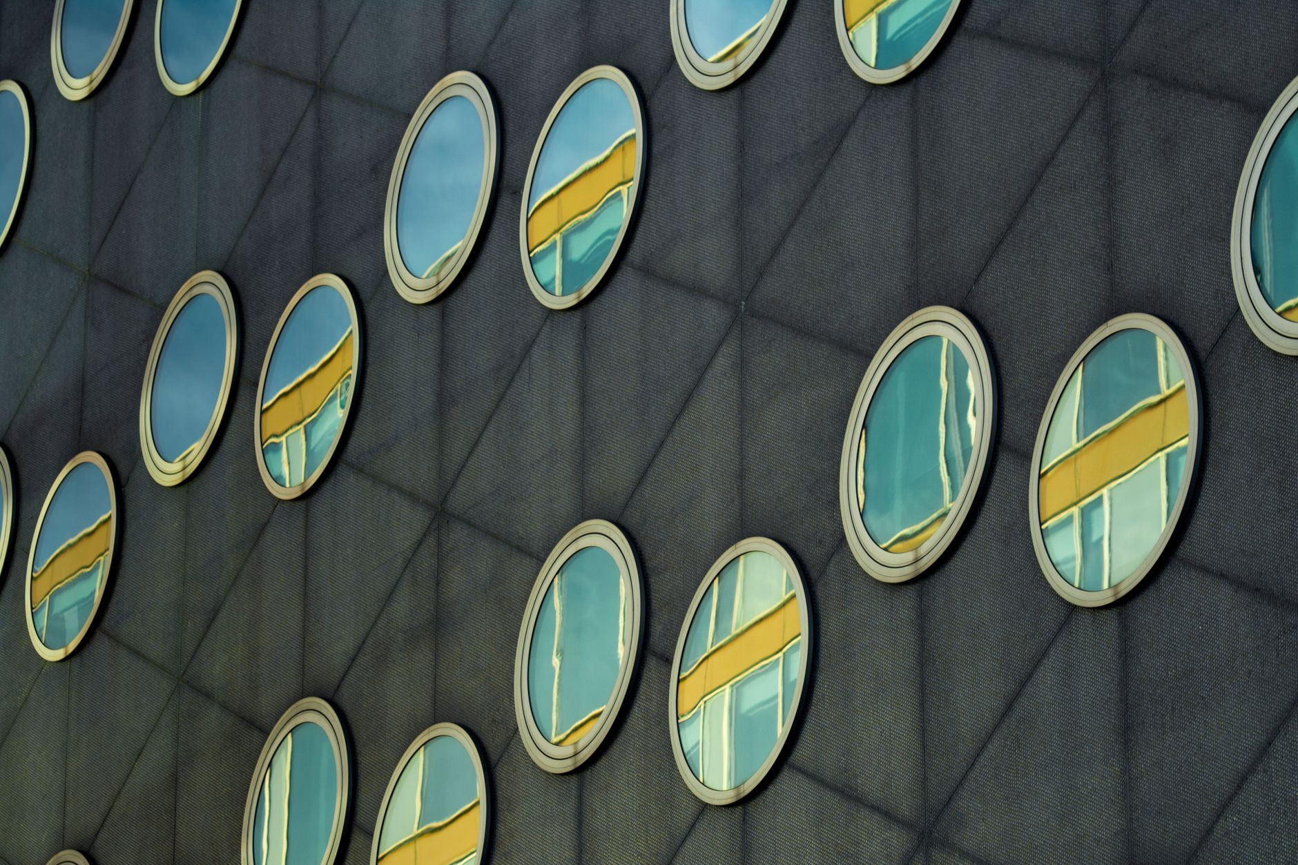 Modern glass exterior of Circle Mall Lekki