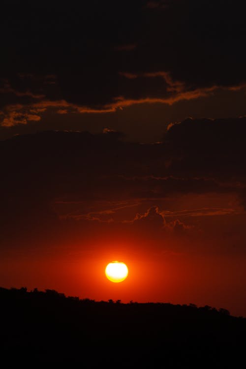 Immagine gratuita di alba, cielo rosso, crepuscolo