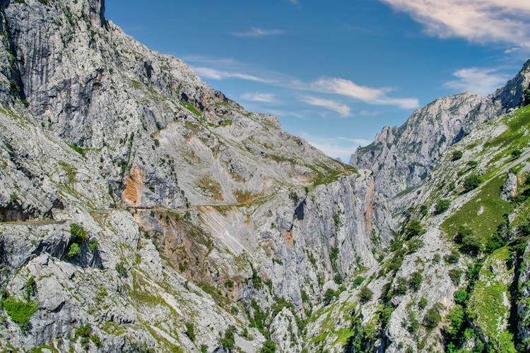 Hiking Trail On Rocky Mountain