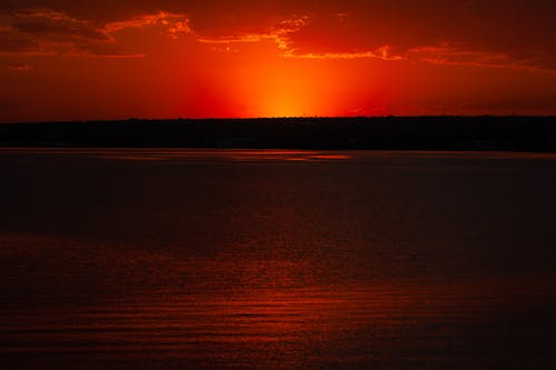 日出, 日落, 水 的 免费素材图片