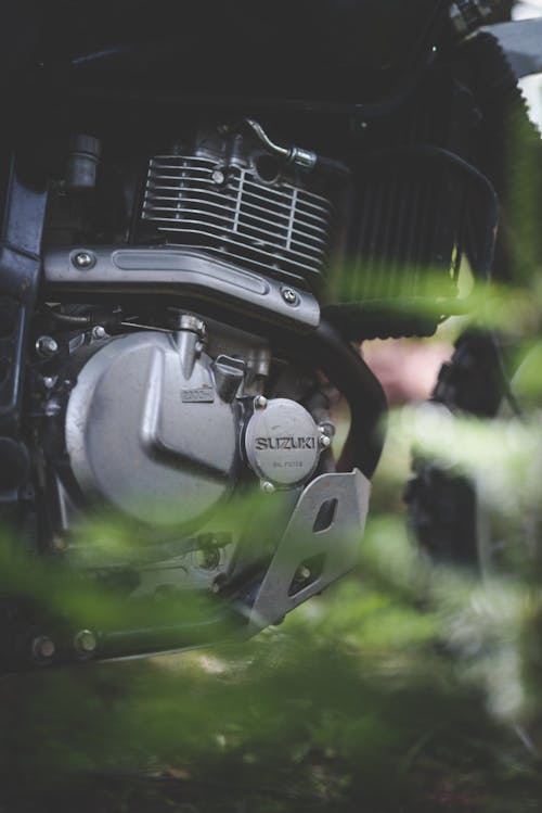 Free Close up of  a Motorcycle Engine Stock Photo