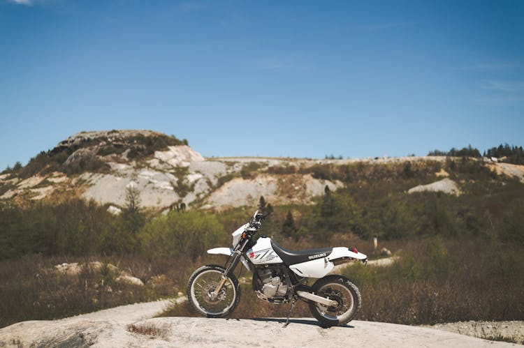 Motorcross Motorcycle In Extreme Terrain