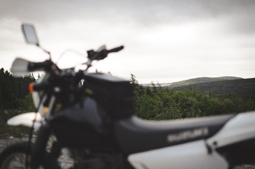 Бесплатное стоковое фото с велосипед, горы, деревья