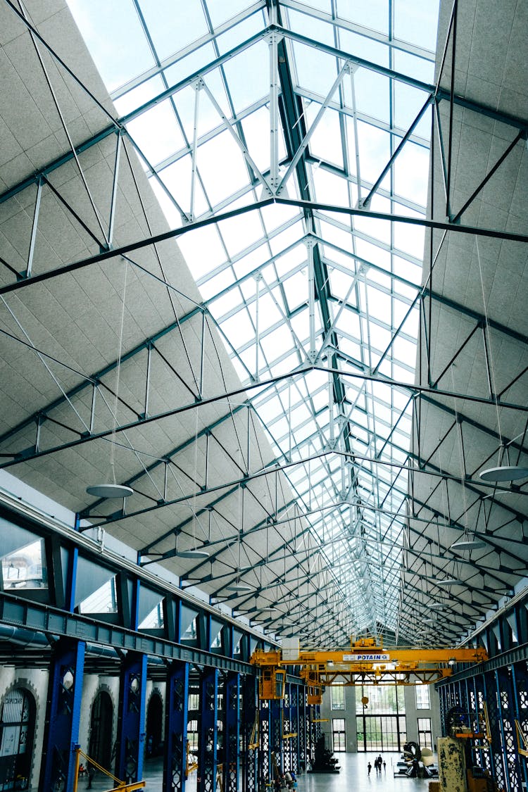 Roof In The Les Ateliers Des Capucins, Brest, France