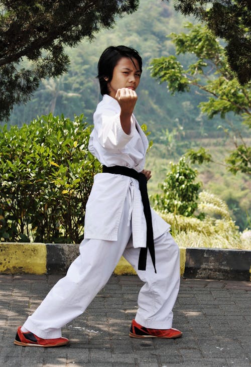 Free A Person Doing Karate Stock Photo