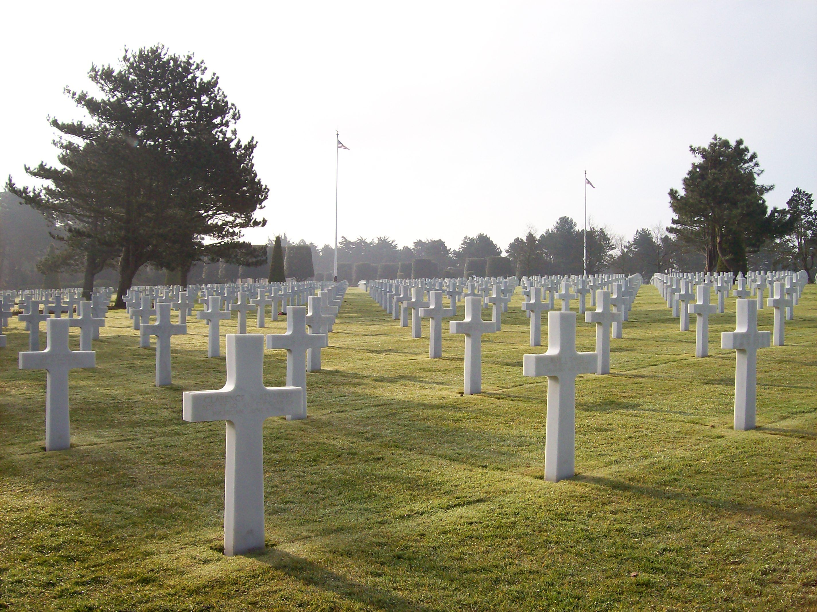 D Day Cemetery Free Stock Photo