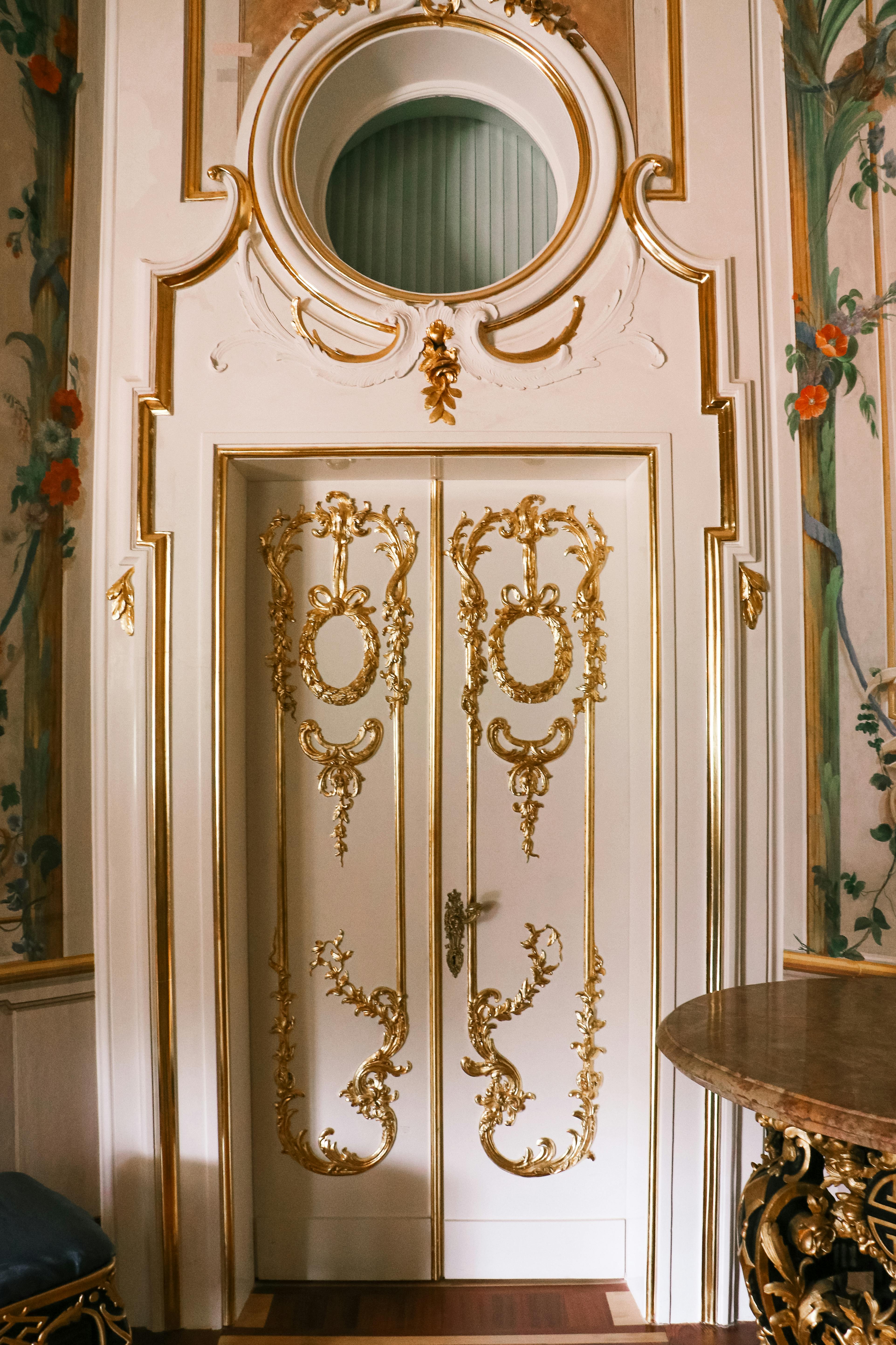 White Door with Gold Details · Free Stock Photo White Door with Gold Details · Free Stock Photo