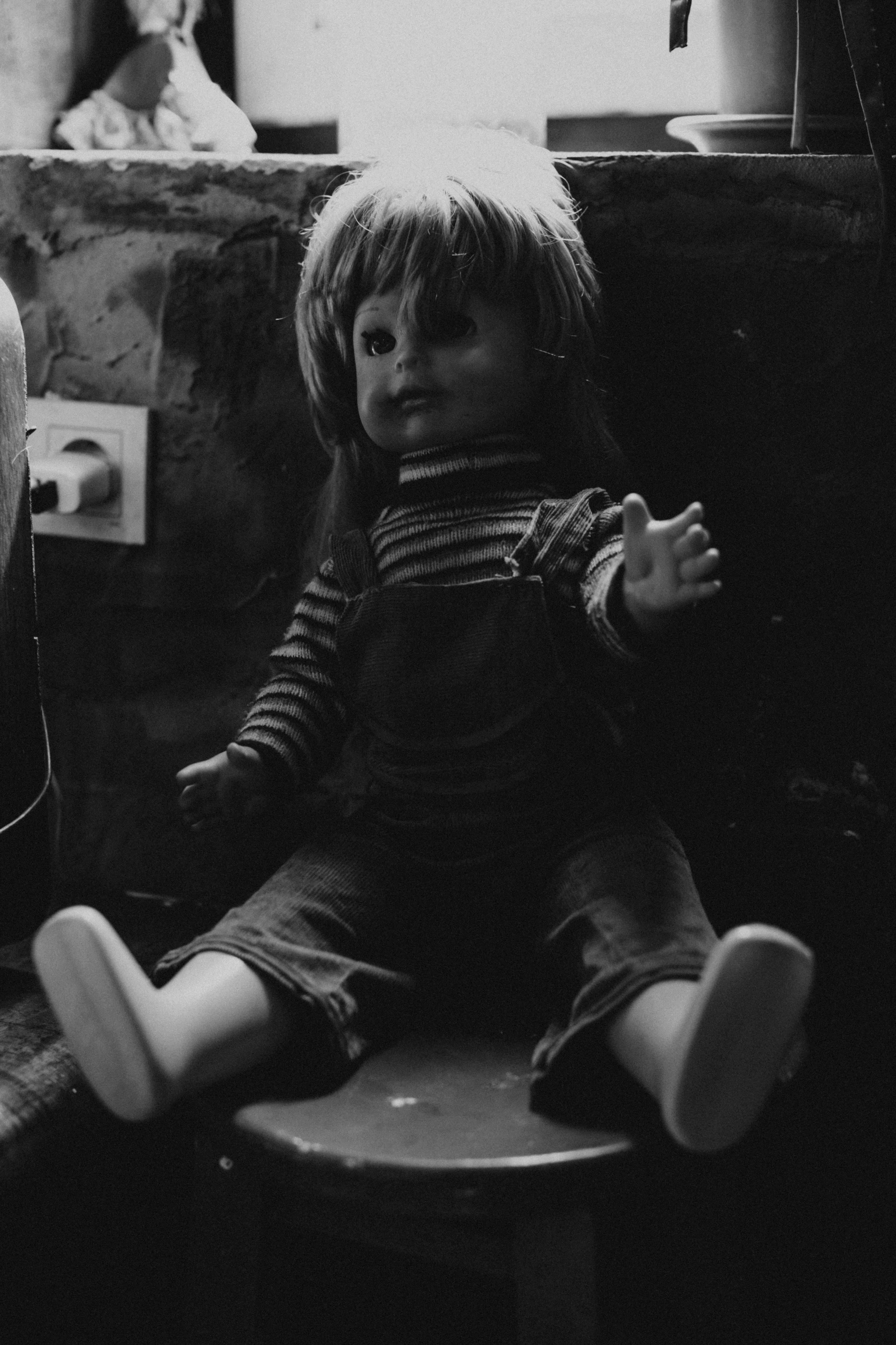 creepy old doll