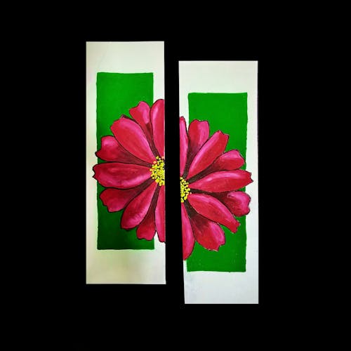 Free stock photo of beautiful flower, bookmark, handmade Stock Photo