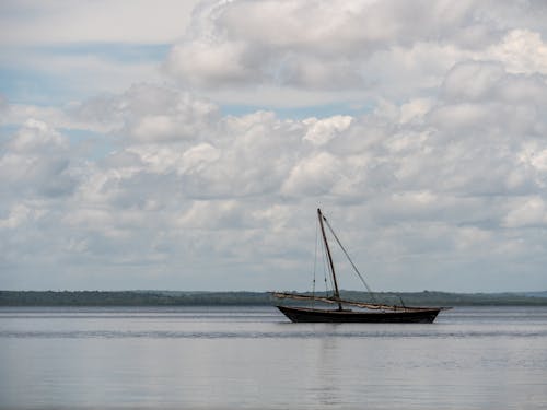 Foto stok gratis awan, langit, laut