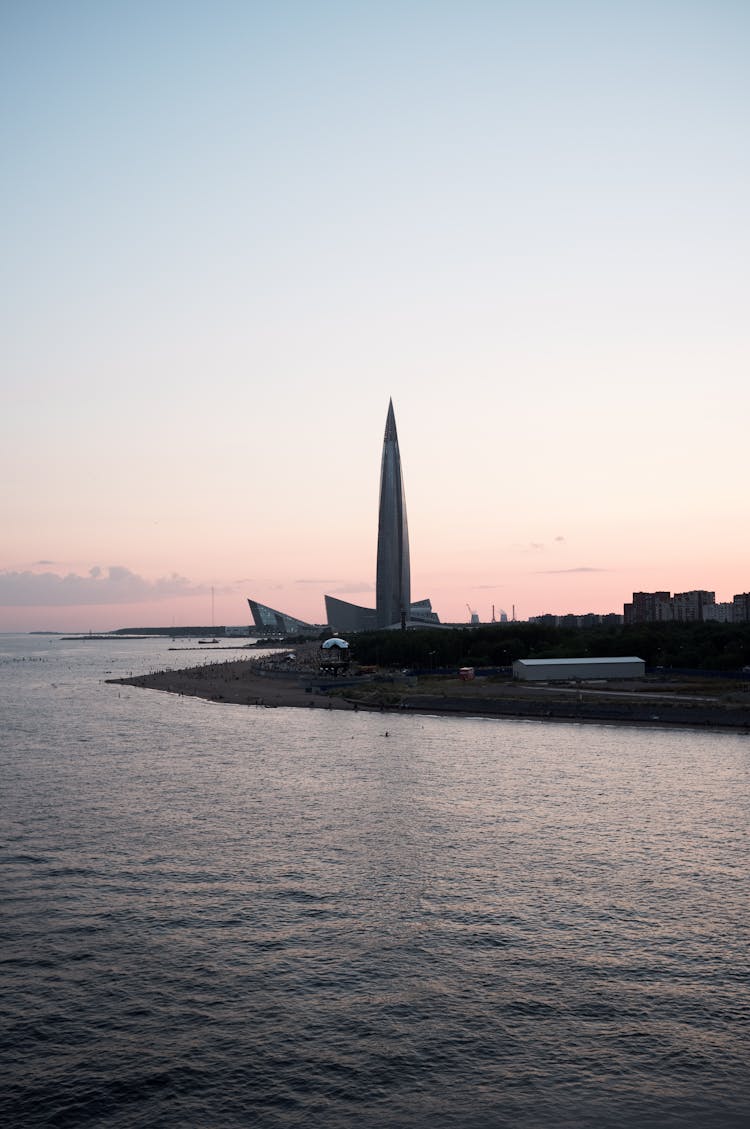 Sea And City At Dawn