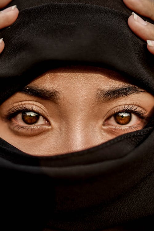 Free A Person's Brown Eyes in Close-up Photography Stock Photo