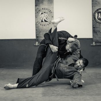 Entrenamiento funcional realizado por un profesional