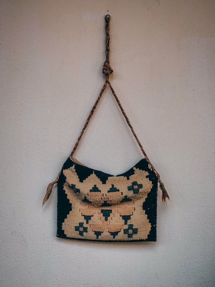 A Bag Hanging On A Wall