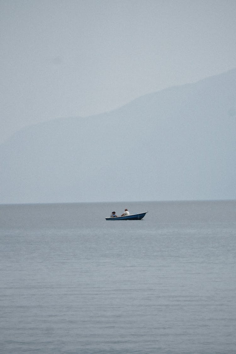 A Boat On Sea