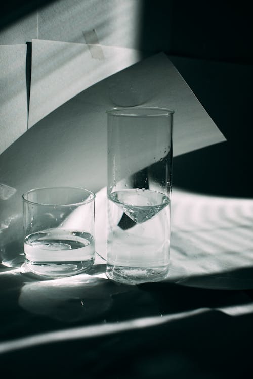 Glasses of Water on a Surface