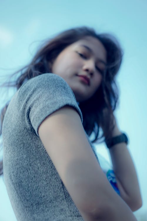 アジアモデル, アジア人の女の子, クリエイティブポートレートの無料の写真素材