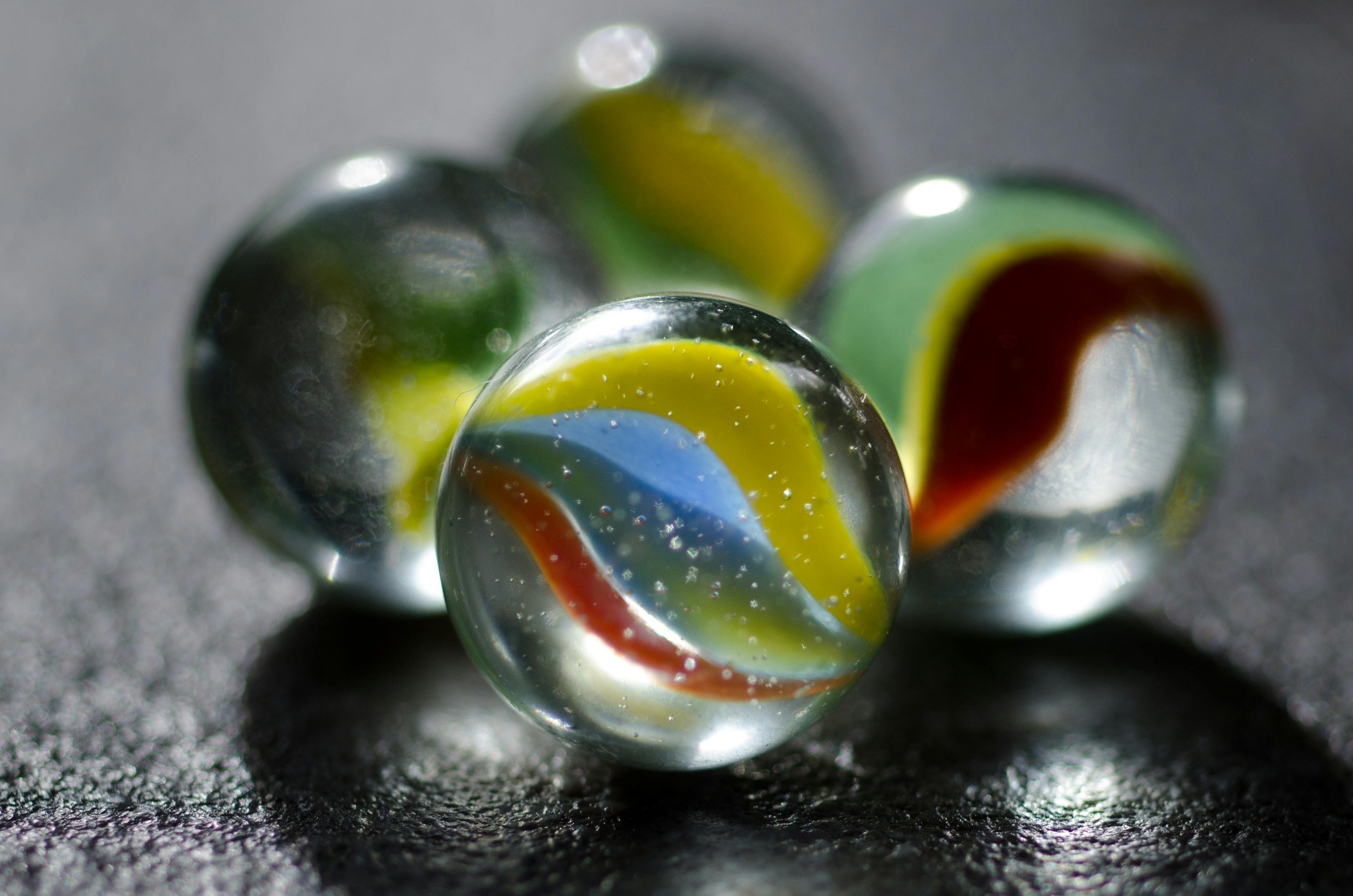Four marbles