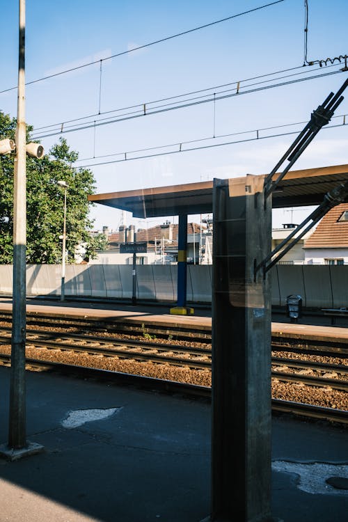 免费 垂直拍摄, 火車月台, 火車站 的 免费素材图片 素材图片