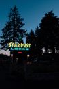 Neon Signage of Stardust Lodge