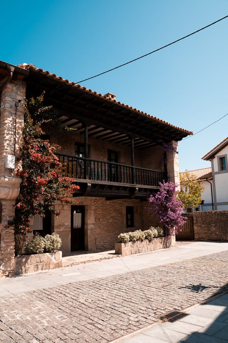 Brown Concrete House Terrace 