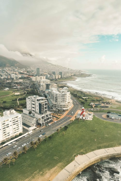 Δωρεάν στοκ φωτογραφιών με Cape town, αεροφωτογράφιση, θαλάσσια ακτή