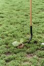 Brown and Black Shovel on Green Grass Field