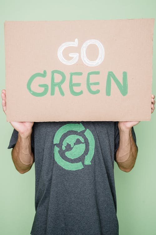 Free Person Holding White and Green Box Stock Photo
