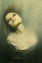 Woman in White Turtleneck Shirt