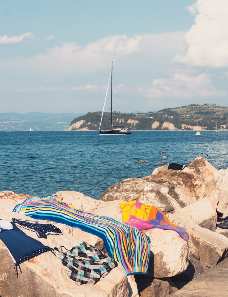 Photograph Of Clothes Near The Sea