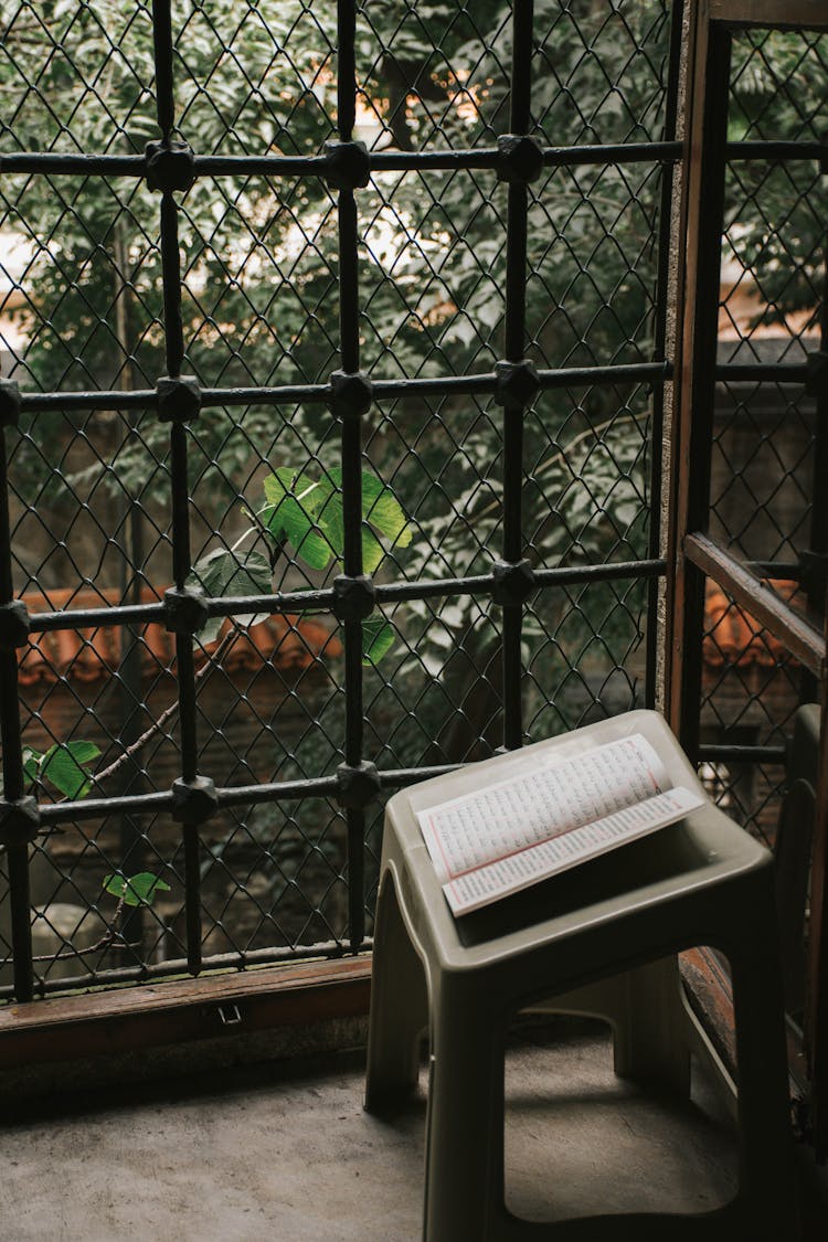 Open Book On Table